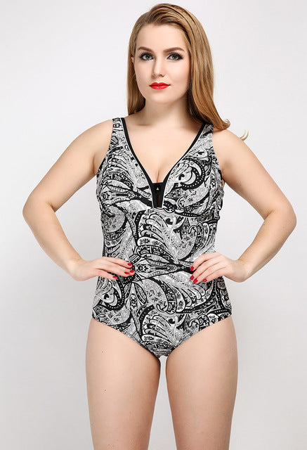 Ediva V-neck Plus Size Swimsuit Ediva V-neck Plus Size Swimsuit