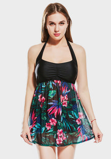 Eligia Floral Printed Swim Dress